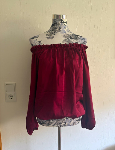 Damen bluse off - bluse, off-shoulder