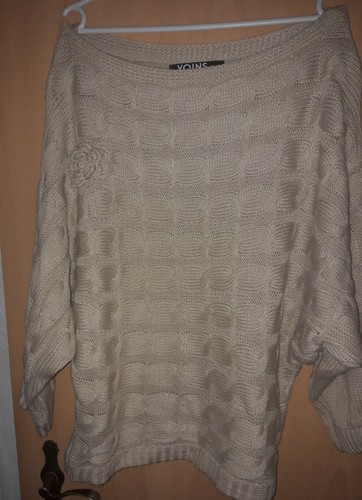 Strick pullover schulterfrei - strick,