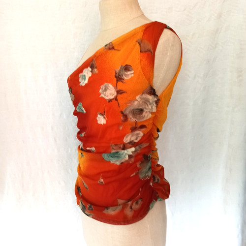 Rinascimento top orange gelb - top,