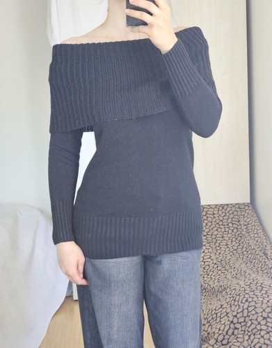 Off shoulder pullover - s,