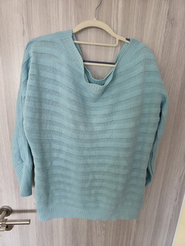 Damen strickpullover türkis - strickpullover,