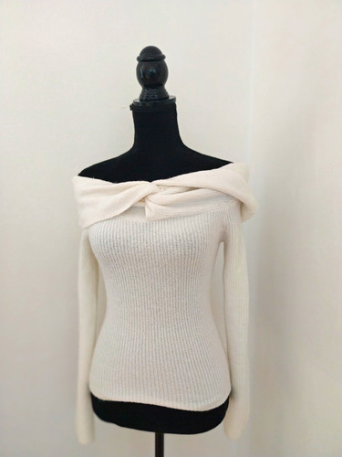 Damen pullover weiß - pullover, m/l