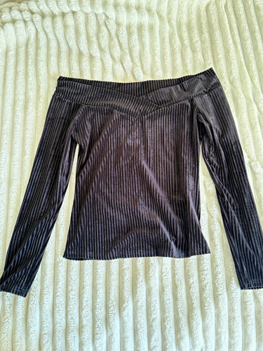Damen top schulterfrei - schulterfrei, ripp
